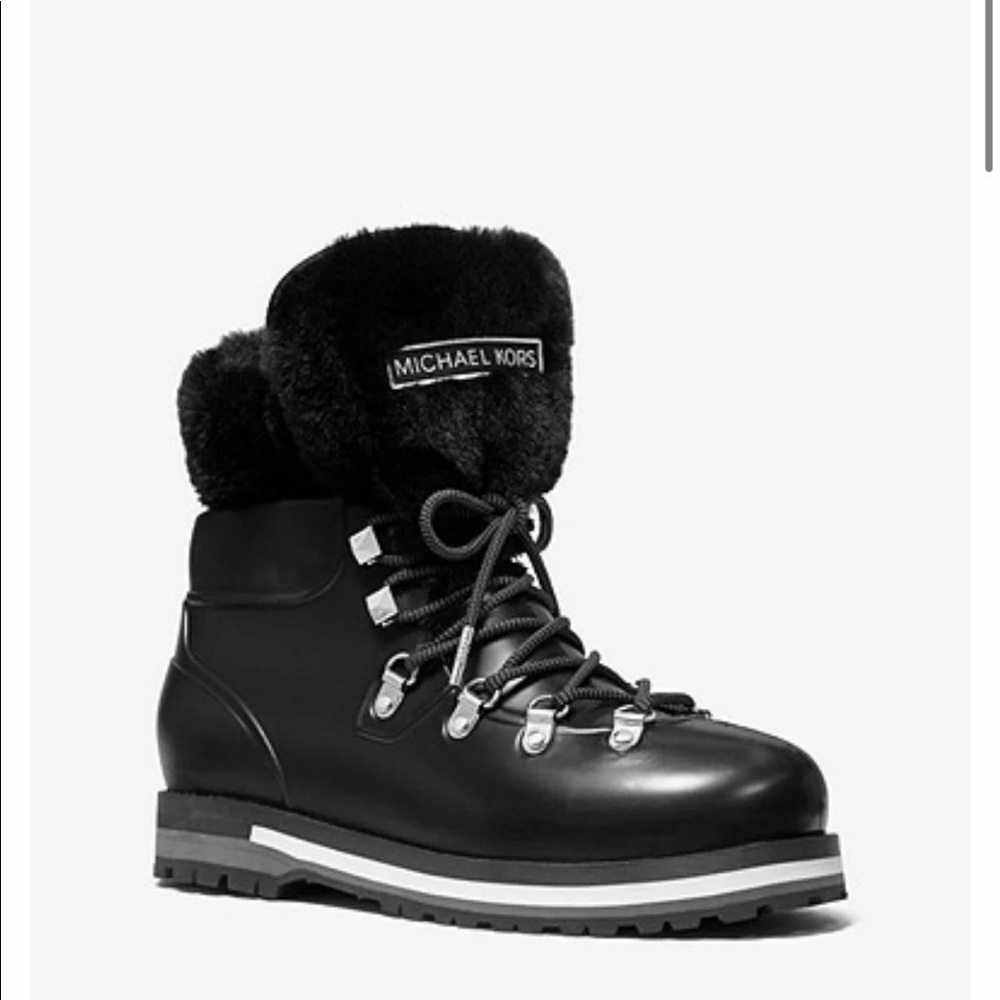 MICHAEL MICHAEL KORS Faux Fur Rain Boot